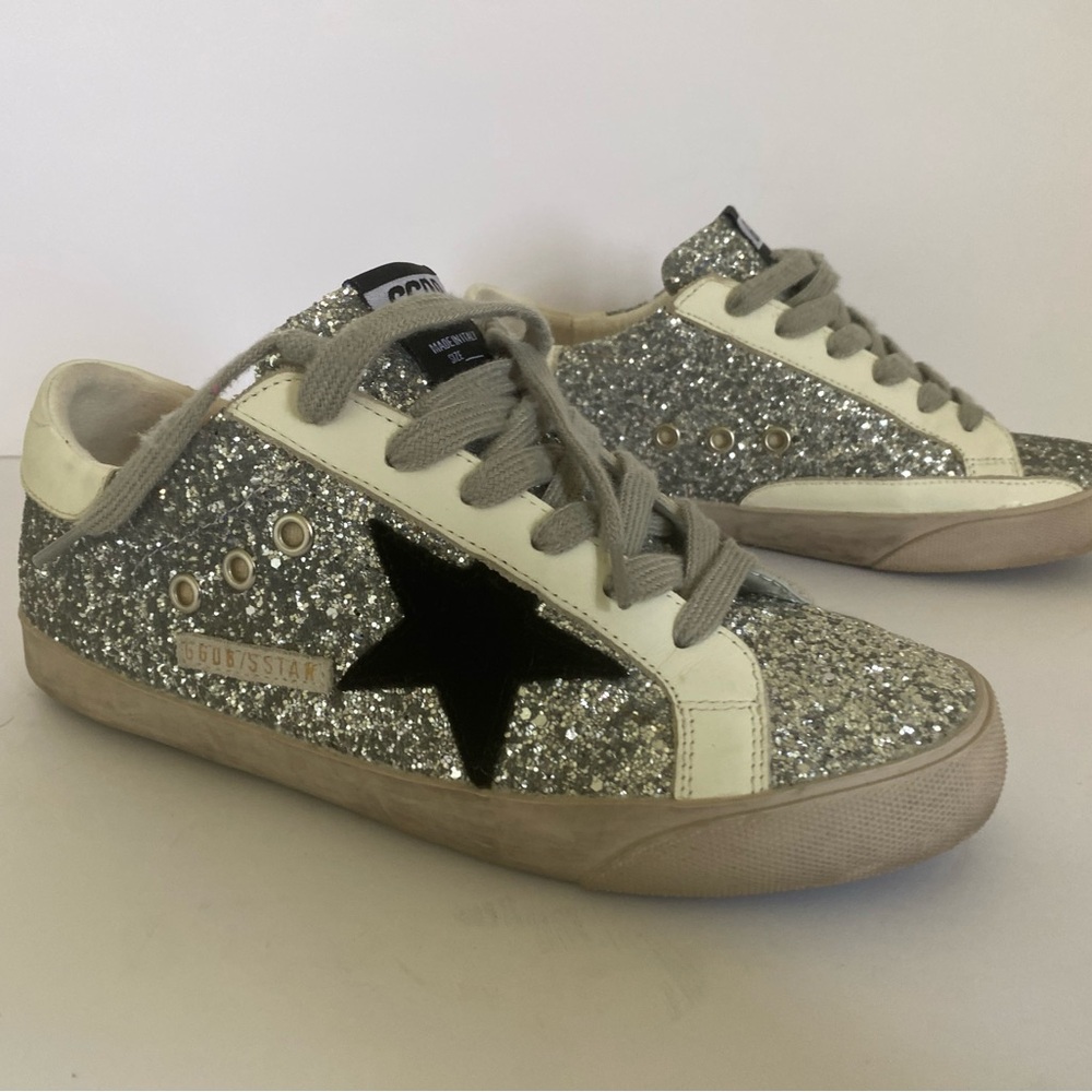 GOLDEN GOOSE
Superstar Glitter Low-Top women Sneakers sz 40 us 9.5 - Picture 3 of 9